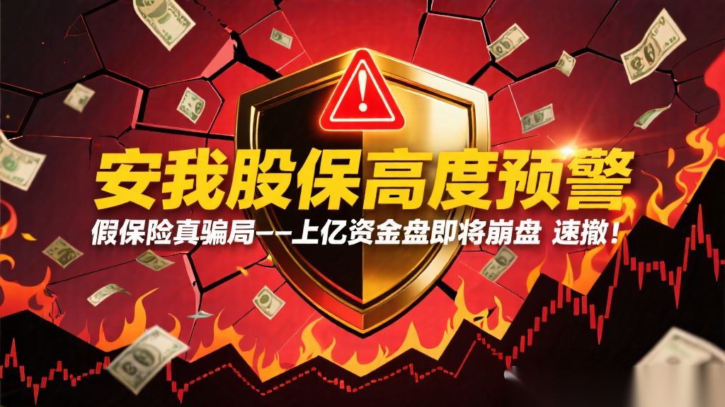 【安我股保】高度预警，假保险真骗局，上亿资金盘即将崩盘，速撤！